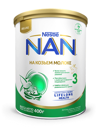 NAN на козьем молоке 3 с 12 месяцев