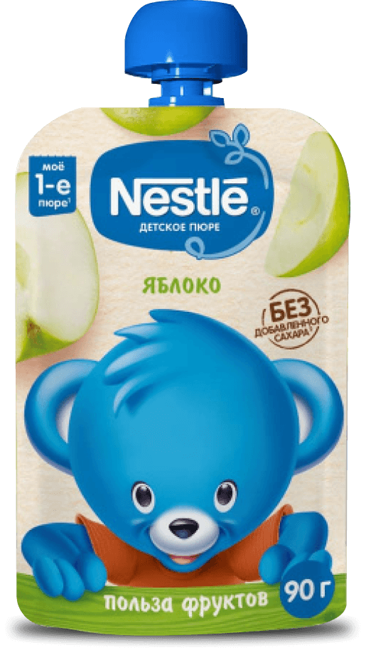 Фруктовое пюре NESTLÉ® «Яблоко»
