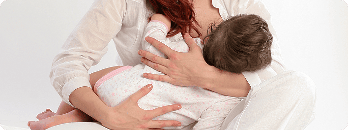 В позиции «колыбелька»