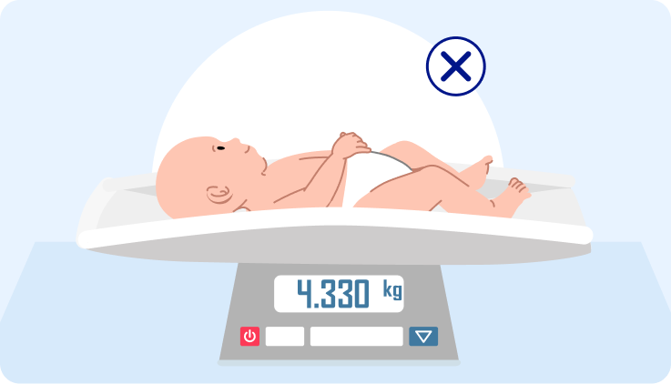 Baby weight check wrong
